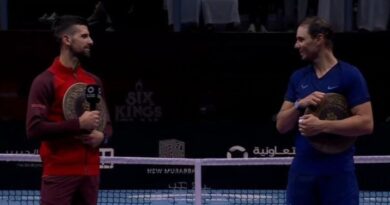 Novak Djokovic gets emotional during heartfelt farewell to Rafael Nadal after final match | Tennis | Sport