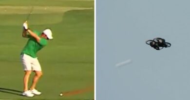 Rory McIlroy strikes down a drone with incredible shot in Abu Dhabi | Golf | Sport