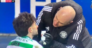 Celtic star left bloodied in Old Firm as Chris Sutton weighs in on ‘nasty’ incident | Football | Sport