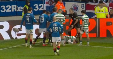 Celtic star struck by missile in ‘disgusting’ Old Firm incident vs Rangers | Football | Sport