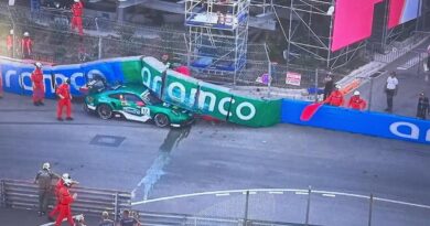 Monaco GP barrier malfunctions as car gets stuck underneath in scary incident | F1 | Sport