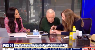 Philadelphia news anchor diagnosed with skin cancer during live broadcast