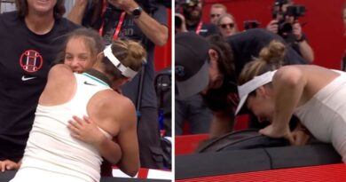 Tatjana Maria embraces daughters in emotional scenes after historic Queen’s win | Tennis | Sport