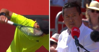 Queen’s star ‘lucky’ to avoid being disqualified after throwing racket in stands | Tennis | Sport