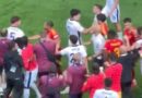 England U21s erupt in furious brawl with Spain as subs pile in and players held back | Football | Sport