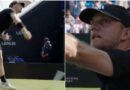 Eastbourne star rages at umpire and refuses to accept punishment for throwing racket | Tennis | Sport