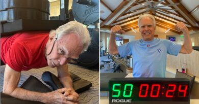 Senior fitness record: 80-year-old holds plank for astonishing 50 minutes