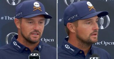 Bryson DeChambeau refuses to share what Keegan Bradley did in Open locker room | Golf | Sport