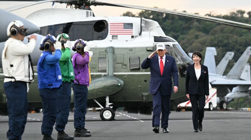 Trump touts “very fair” trade deal with Japan as he meets new Prime Minister Sanae Takaichi Trump touts “very fair” trade deal with Japan as he meets new Prime Minister Sanae Takaichi