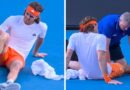 Stefanos Tsitsipas falls to the floor as opponent rushes across court in worrying incident | Tennis | Sport