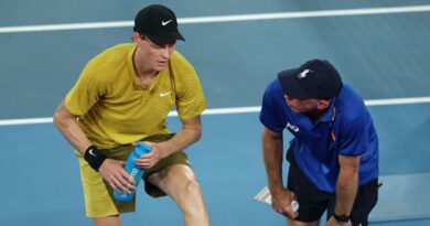 Jannik Sinner relegated after suffering huge Australian Open fitness scare | Tennis | Sport