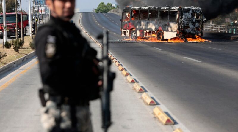 Violence erupts in Mexico amid military operation that killed cartel leader