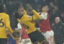Arsenal match ends in chaos as Gabriel Jesus clashes with Wolves star | Football | Sport