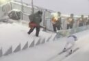Winter Olympics star hit by leaf blower during ski jump but avoids disaster | Other | Sport
