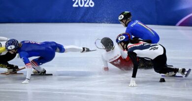 Winter Olympics star has face slashed by skate in horror race accident | Other | Sport