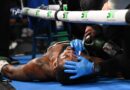 Terrifying moment boxer collapses mid-fight as cameras cut away | Boxing | Sport