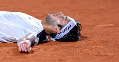 Tennis star in tears after playing six hours in one day to win first title | Tennis | Sport