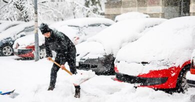Heavy snow poses multiple health threats, from shoveling to hypothermia