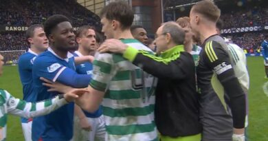 Rangers vs Celtic ends in chaos as Martin O’Neill rushes in to interven | Football | Sport