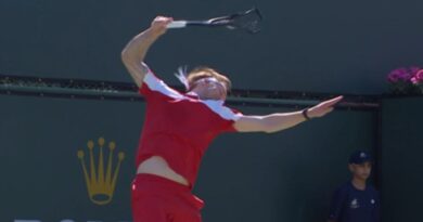 Alexander Bublik smashes racket five times and wows crowd with controversial shot | Tennis | Sport