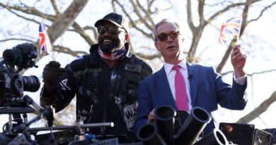 Chisora and Farage arrive together in tank for Wilder press conference | Boxing | Sport