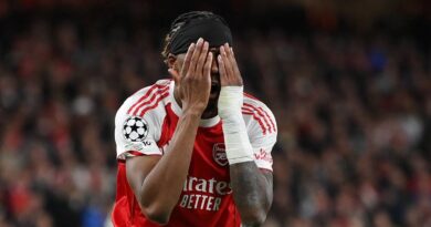 Arsenal star limps out of Champions League tie days before Man City clash | Football | Sport