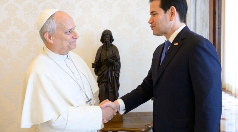 Rubio and Pope Leo meet at the Vatican to discuss Middle East after weeks of tension