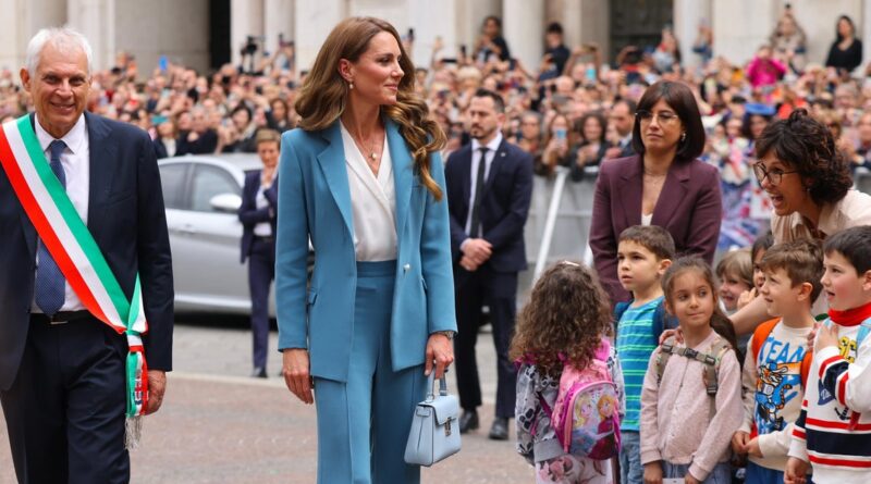 Princess Kate visits northern Italy on first overseas trip after cancer treatment