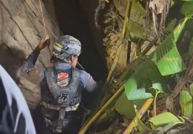 Man rescued after more than a week trapped in flooded cave in Laos