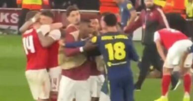 Arsenal star faces ban for Champions League final after Atletico Madrid incident | Football | Sport