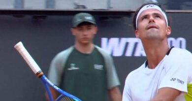 Italian Open star slapped with umpire warning after smacking ball with racket handle | Tennis | Sport