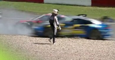 Horror Nurburgring 24 Hours crash as car catches fire in scary scenes | F1 | Sport