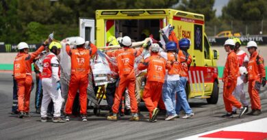 Two MotoGP stars in hospital after horror crashes as race suspended | Other | Sport