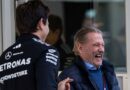 Jos Verstappen seen chatting to Toto Wolff as Red Bull boss responds | F1 | Sport
