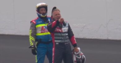 Indy 500 star in huge crash and stands on track to yell ‘f*** you’ at | F1 | Sport