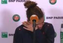 French Open star bursts into tears and forced to halt press conference | Tennis | Sport