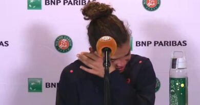 French Open star bursts into tears and forced to halt press conference | Tennis | Sport