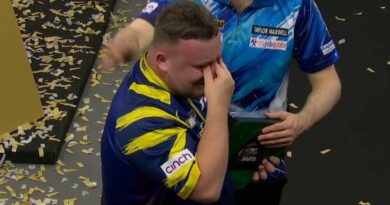Luke Littler breaks down in tears as interview stopped after Premier League triumph | Other | Sport
