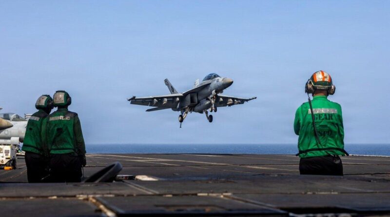 Iran claims to target U.S. base after new strikes, as Trump says regime “negotiating on fumes”