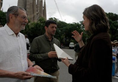 Ceramicists spent 14 years working on the cross atop the Sagrada Familia
