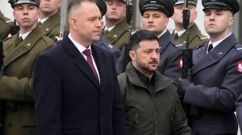 Zelenskyy returns Poland’s highest honor after Polish president revokes it in history dispute