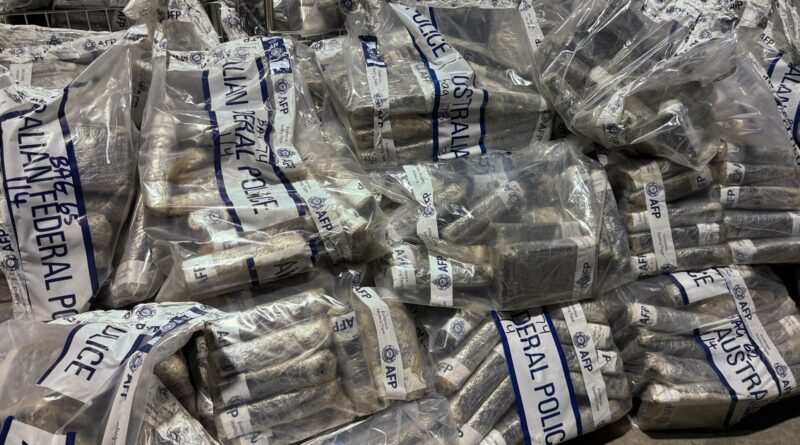 Record stash of cocaine found buried underground in Australia