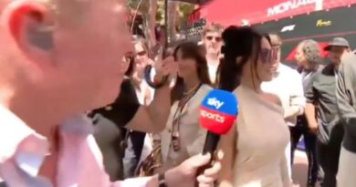 Kim Kardashian refuses Martin Brundle Monaco GP grid walk interview | F1 | Sport
