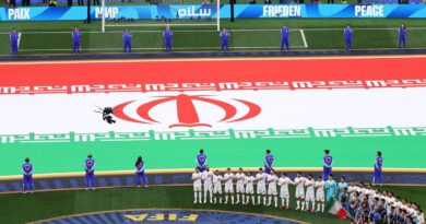 I was there for Iran vs New Zealand – the flag banned by FIFA was everywhere | Football | Sport