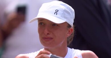 Wimbledon champion Iga Swiatek breaks down in tears on court immediately after match | Tennis | Sport