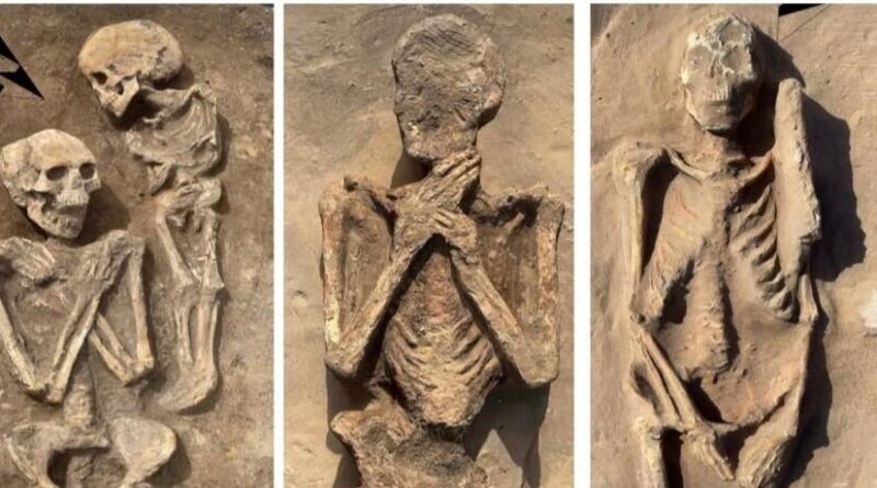 Remarkable photos show ancient human burials uncovered in Egypt, with clues to centuries of changing tradition