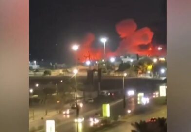 Thick smoke and flames seen in Iran as U.S. launches retaliatory strikes