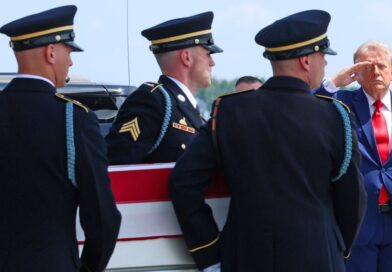 Trump attends dignified transfer of 4 service members killed in Iran attacks since the ceasefire ended