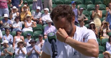 Wimbledon star and wife in tears as on-court interview suddenly halted | Tennis | Sport