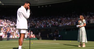 Annabel Croft delivers ‘bad news’ to Novak Djokovic immediately after Wimbledon win | Tennis | Sport